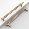 Coinkoly 10 Pack 7"(177mm) Champagne Bronze Cabinet Pulls Knurled Kitchen