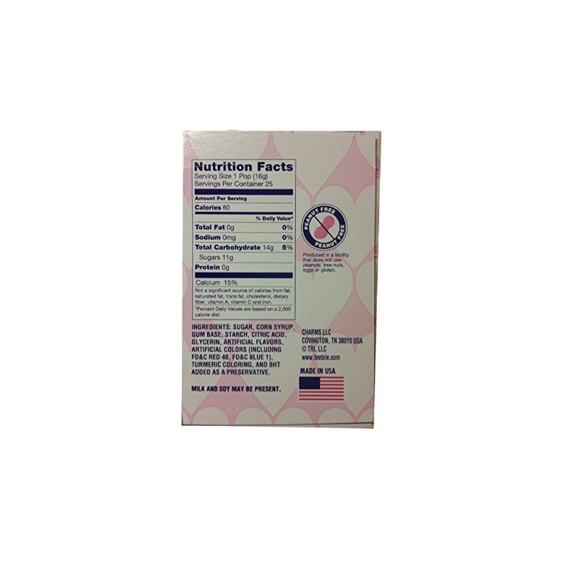 Charms Blow Pops - Cherry - 1 Box of 25