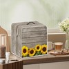Mumeson Sunflower Print Coffee Maker Cover Blender Dust Cover Juice