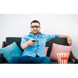 3D Brille Clip-On Universale Passive 3D Brille Brillenträger komp. mit vielen Geräten