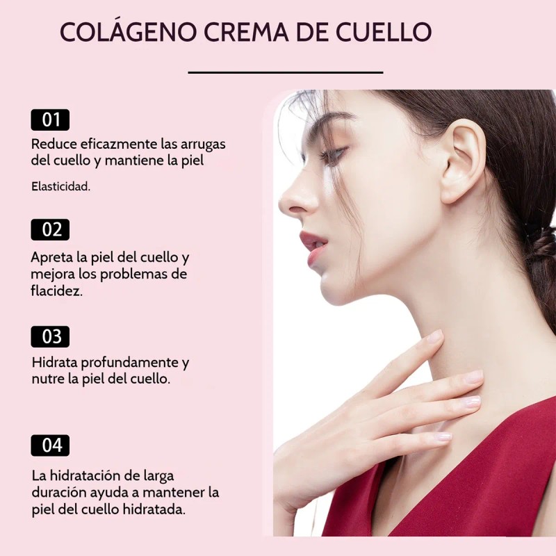 De Crema De Colágeno Hidrolizado For El Cuello (110.000 Ppm)