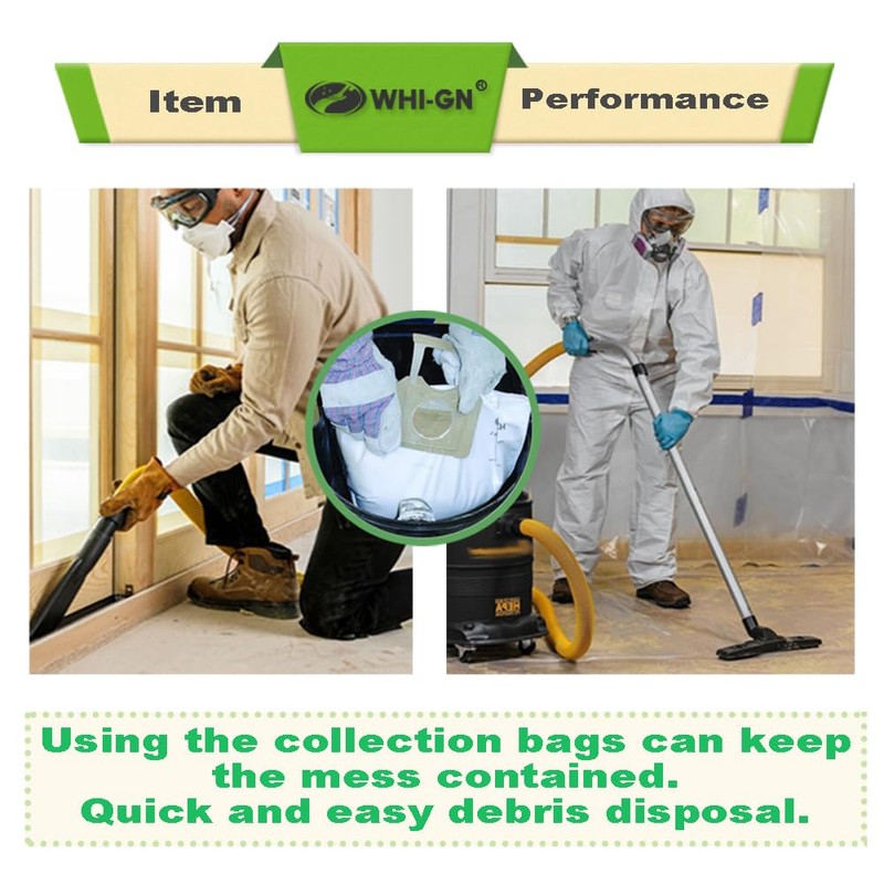 Replacement for Vacmaster High Efficiency Dust Bags, VKCB001 Fleece Filter