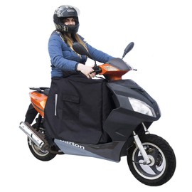 Beinschutz mit Winter-Fleece für Motorroller Roller Fahrrad Regenschutz Wetterschutz Abdeck-Nässeschutz-Plane Beindecke [088]
