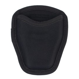 ROCOTACTICAL Open Top Nylon Single Handcuff Case, Quick Release Open Cuff Case, Cuff Holder for Law Enforcement Duty Belt Military Standard Cuff Pouch with Belt Loop, Fits Most Chain or Hinged Cuffs