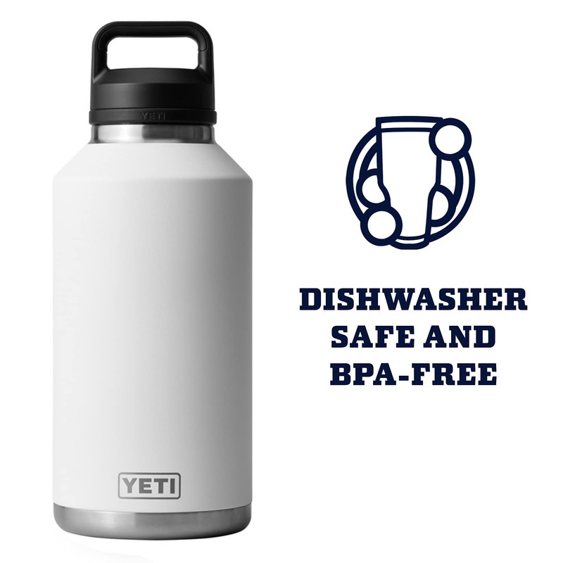 YETI Rambler 64 oz Bottle, Vacuum Insulated, Stainless Steel with
