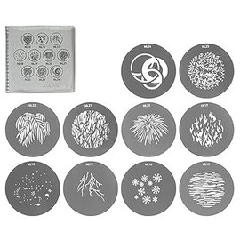 Nanlite GOBO Set 2, Collection of 10, Compatible with PJ-FZ60-19/36 Projection Mounts, Creative LED Light Effects