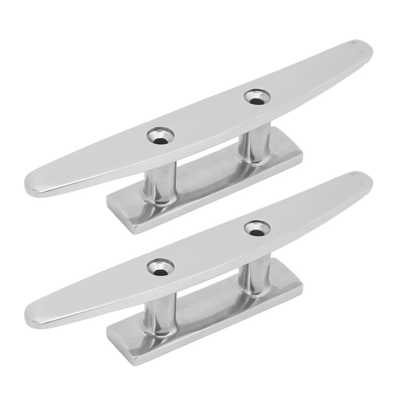 2PCs Boat Cleat Open Base 5in Universal Fit for Watercraft