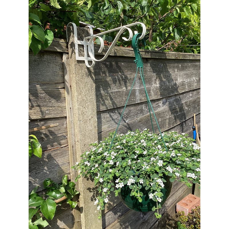Concrete Fence Post Bracket Cream - Fits 4" wide Posts