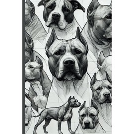 Pitbull-Themed Notebook: 120 Pages of Lined Paper with Margins: Perfect for Dog Lovers: Journal, Sketch, or Take Notes in Style