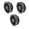 Technology Parts Store 3PK Flat Idler Pulley Black D18314, TCA22982