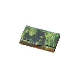Art Poster Gallery, 4 Row Key Case, Men's, Women's, Key Chain, Monet (Japan Bridge of Giverney and Water Lily Pond)