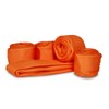 Quick Dam WUGG4-25 4ft Water Dam, Orange, 25 Piece