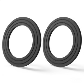 LEYURISE 2 Pack Washer Drain Pump Filter Gasket Compatible with GE GFQ14ESSN1WW GFW450 Series Replace#: WH11X34741 WH23X38617 WH11X29539 WH23X10027 WH23X10029 Plug Seal Ring