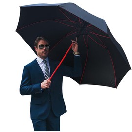 Lynkaye Golf Umbrella 80 Inch Extra Large Oversize, Automatic Open Golf Umbrella Windproof Rain Stick Umbrella UV Protection Sports Umbrella