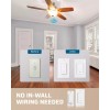 Dewenwils DEWENEILS Wireless Light Switch and Receiver Kit with Magnetic