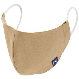 papakoso Family Mask, 3D Cloth Mask, Fashionable, Antibacterial, UV Protection, Pollen Cut (Denim/Beige, M)