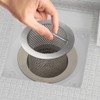 HOTYELL 3" Commercial Floor Drain Strainer, 8'' High, Thick Stainless