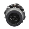 OCPTY Black Universal Steering Shaft U-Joint Coupler 3/4" Round *