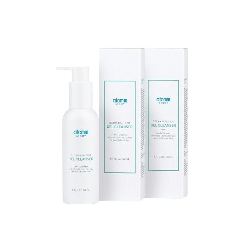 Atomy Derma Real Cica Gel Cleanser Hypoallergenic Cleansing 150ml 2