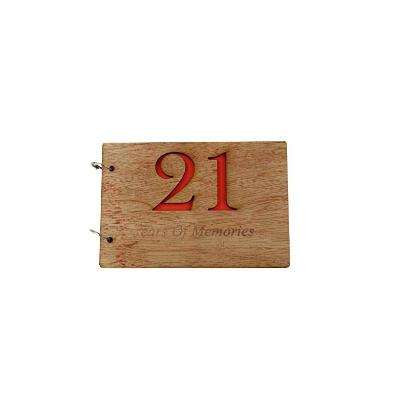 21st Anniversary Scrapbook - 21 Years of Memories Add Photos