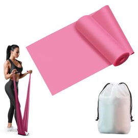 Band Fitness Bands 2 m Long, Resistance Bands Gymnastics Band Ideal for Yoga, Pilates, Strength Training, Exercise Band Resistance Bands & Carry Bag