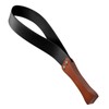 Leather Paddle with Non-Slip Wooden Handle, Riding Whip for Horses,