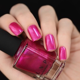 ILNP Pucker Up - Vibrant Pink Shimmer Nail Polish