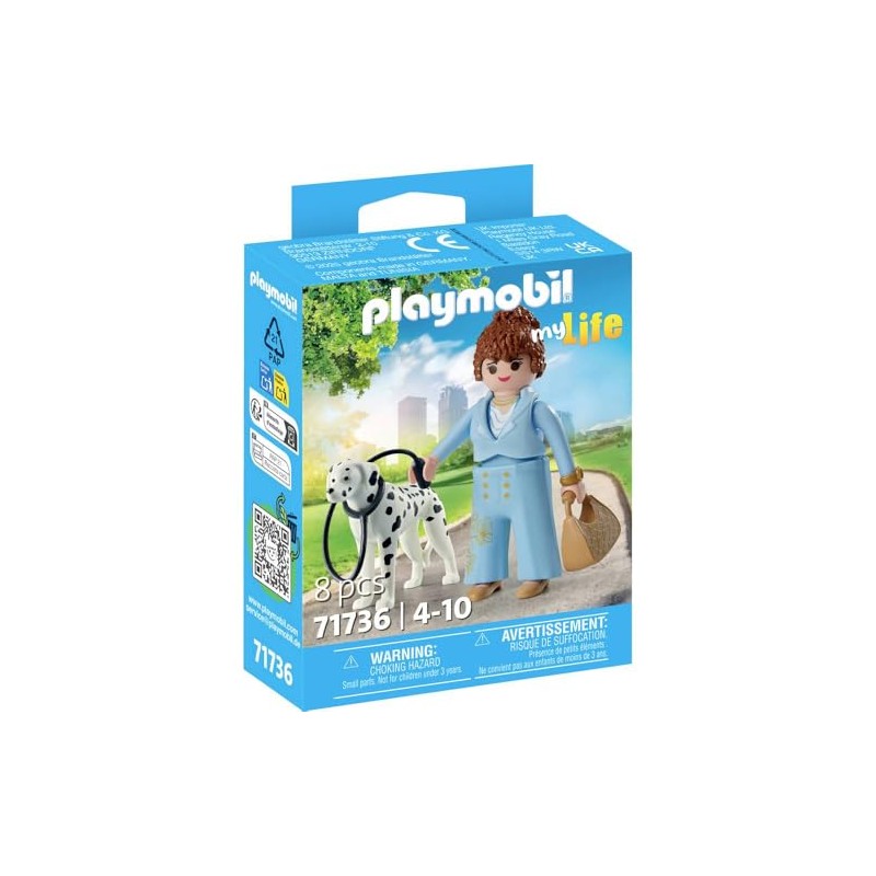 PLAYMOBIL 71736 Businesswoman with her Dalmatian
