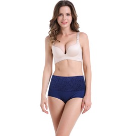 YaShaer Women's Cotton High Waist Briefs High Waist Briefs for Women Multipack, Multicolor 03-5 Pack