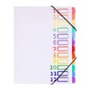 Project Folder A4 Organiser Folder 12 Compartments Desk Folder Personal