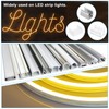 PATIKIL LED Strip Light Clips, Pack of 50 Mounting Brackets,