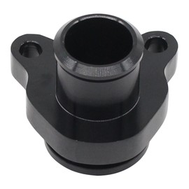 Aluminium Coolant Flange Adapter Water Hose Attachment Aluminium Alloy Water Hose Connector with Clamp and O-Ring Black for 1 Series E88 E82 135i 3 Series E90 E91 E92 E93 335i 335xi Z4 E89 sDrive 35i