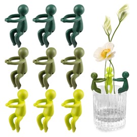 Plant Propagation Buddy Leaf Friends Plant Support for Sprouts, Stems, Shoots and Cuttings, 9PCS Cute Plant Supporters, Gift for Indoor Garden Plant Lover (9, green-9pcs)