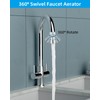 Hibbent 2 in 1 Faucet Aerator with Adapter, Connect to