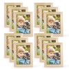 DIY Picture Frames, 12 Unfinished Wood 5x7 Craft Frames Set