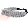 BOBIYA Messy Wide 2 Strands Synthetic Hair Auburn Braided Headband