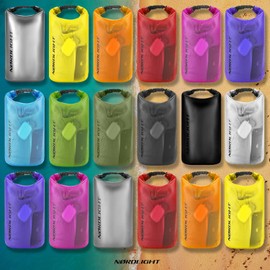 Nordlight Dry Bag 5 L Waterproof Bag – (Transparent) Waterproof Pack Bag with Roll Top Closure and Shoulder Strap for Swimming, Bathing, Beach, Canoeing, Stand-Up Paddling, Diving