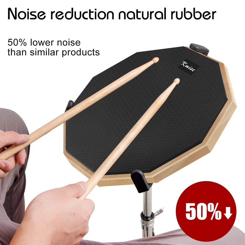 Horse Practice Drum Pad, 12 Inch Double Sided Exercise Drumming