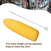 PATIKIL Hanging Squirrel Feeder 37inch, Outside Corn Cob Holder for