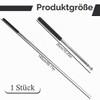 YIPFEN Telescopic Flag Pole Stainless Steel Tour Guide Handheld Flag