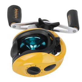 LE3000 Baitcasting Reel Left/Right Hand Metal Wheel Fishing Accessory Magnetic BrakeLeft Hand