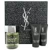 Yves Saint Laurent Ysl L’homme 3pc Gift Set With 3.4oz