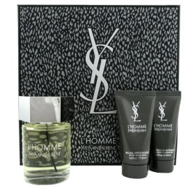 Yves Saint Laurent Ysl L’homme 3pc Gift Set With 3.4oz Edt+1.6 Body Lition+1.6 Shower Gel