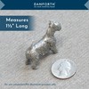 DANFORTH Pewter Scottish Terrier Figurine – Handcrafted Scottie Dog Statue