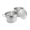 Thunder Group 16 quart 18/8 stainless steel double boiler (3