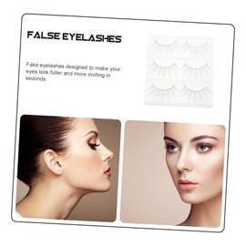 Healeved Pcs Cosplay False Eyelashes Long Thick Lashes for Wedding Makeup Dense Makeup Eyelashes Natural Look Lightweight for Daily Use