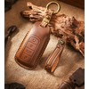 ontto Cowhide Car key cover fit for Chery Tiggo 8plus