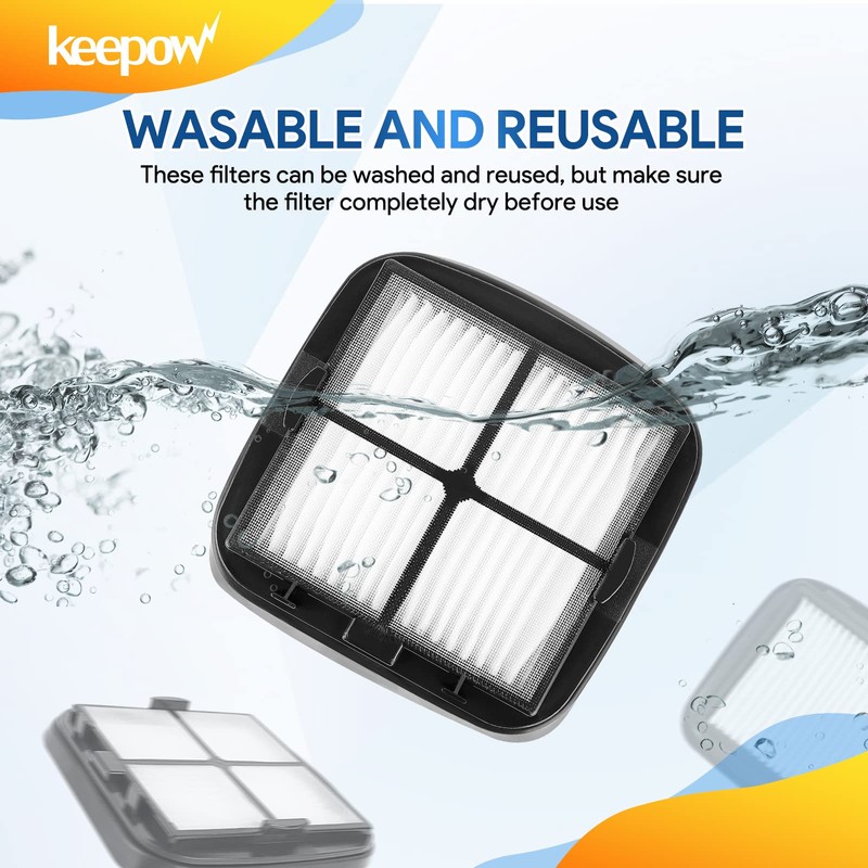 KEEPOW Filtro de repuesto de varios niveles compatible con Bissell