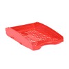 Mintra Office Plastic 2pk Letter Tray (Red)
