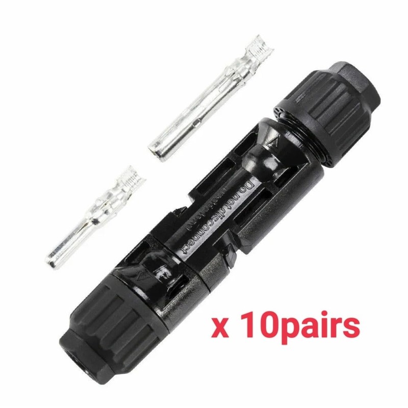 5/10/20PCS Connectors For IP67 MC4 Solar Panel 30A Plug Socket